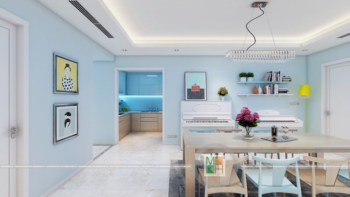 Kính màu ốp bếp tại quận Gò Vấp